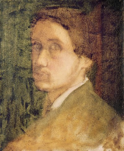 Zelfportret, ca. 1852 door Edgar Degas